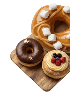 Specialty donuts at Sweet Star Bakery