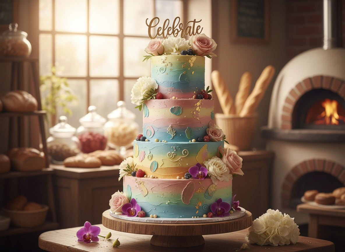 Custom celebration cake for any occasion